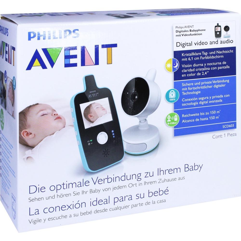 AVENT Babyphone digital mit Videofunktion, 1 Stück, PZN 2451066
