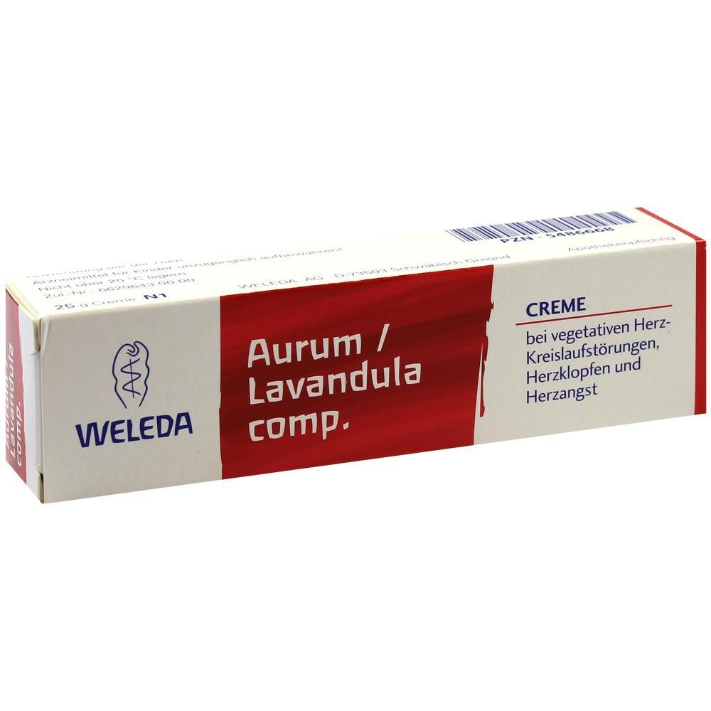 Eine Cremepackung von Weleda für Herz-Kreislauf-Beschwerden und Herzangst.